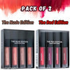 Matte Liquid Lipstick Red & Nudee Edditional colour Set of 1