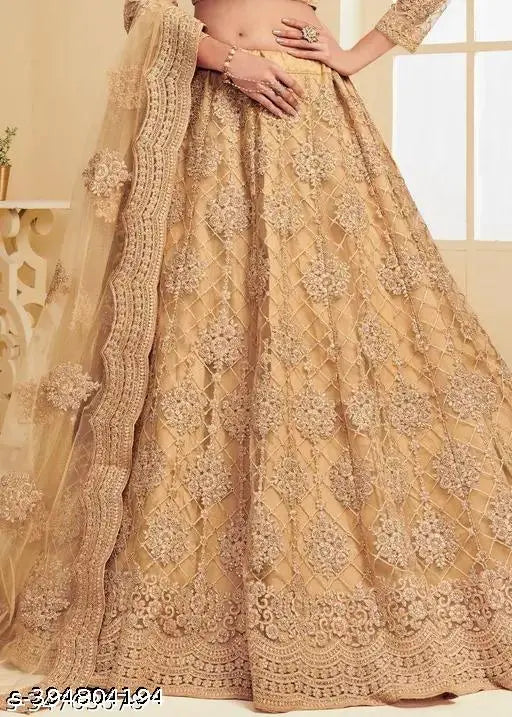 Wondor Chain Cording Lehenga Choli ( Semi Stitched )