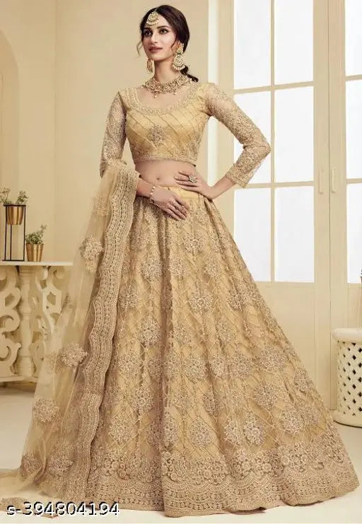 Wondor Chain Cording Lehenga Choli ( Semi Stitched )